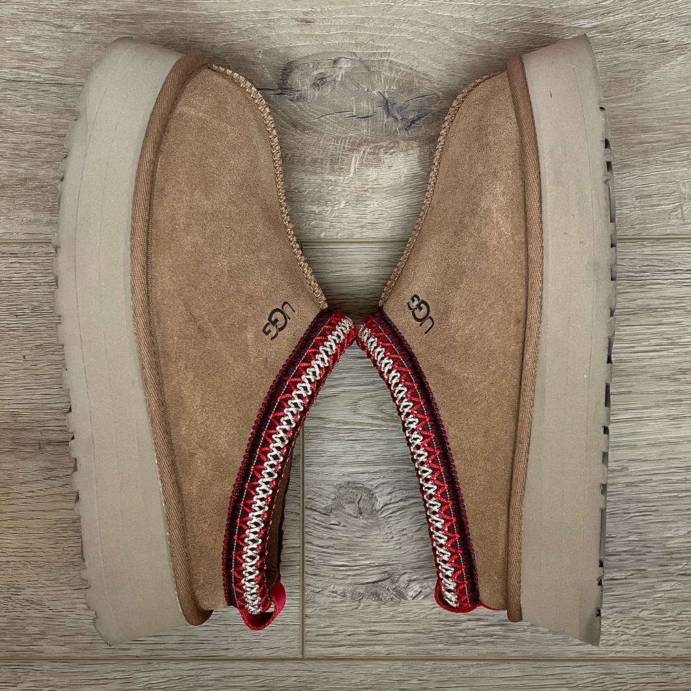 UGG Brown and Red Women's Slippers